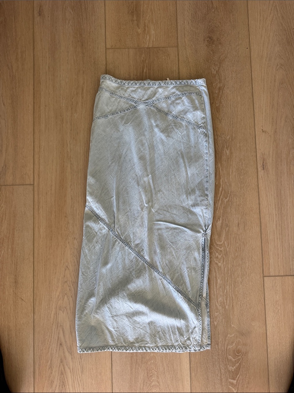 Free people denim skirt